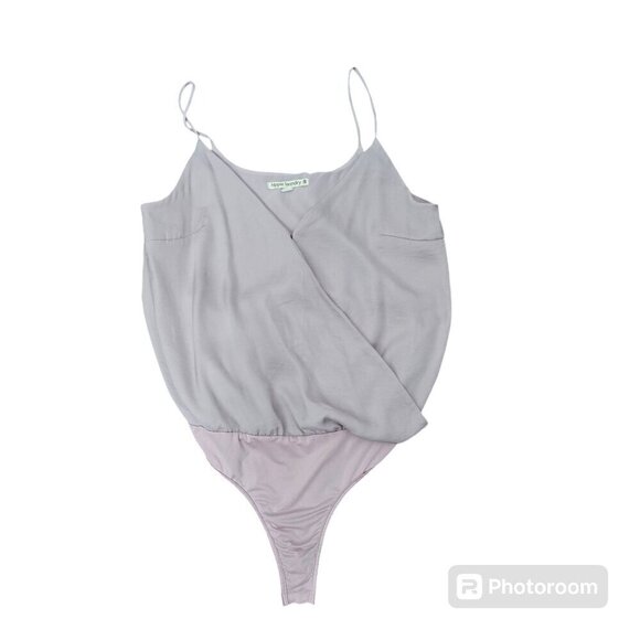 Dusty Rose Pink Hippie Laundry Spaghetti Strap Body Suit - Picture 1 of 8